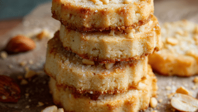 Pine Nut Shortbread Cookies