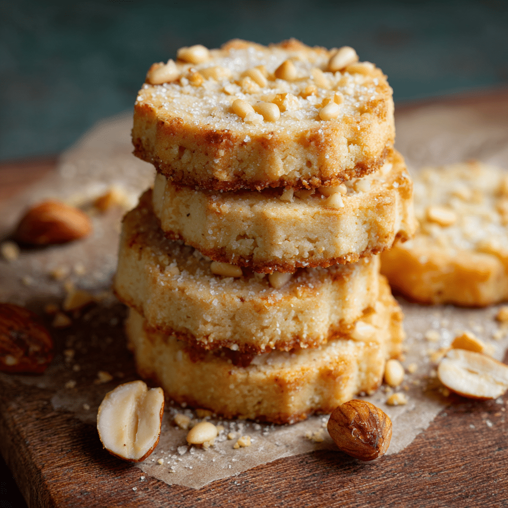 Pine Nut Shortbread Cookies – Buttery Crumbs and Sweet Memories
