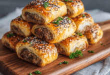 Puff Pastry Sausage Rolls
