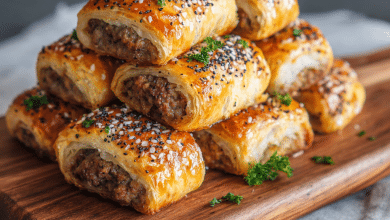 Puff Pastry Sausage Rolls