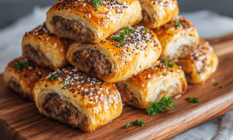 Puff Pastry Sausage Rolls