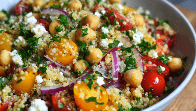 Quinoa Salad with Chickpeas