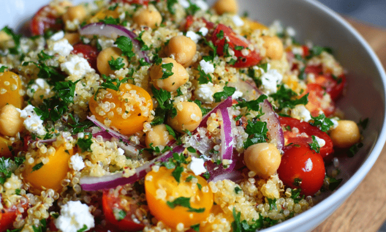 Quinoa Salad with Chickpeas