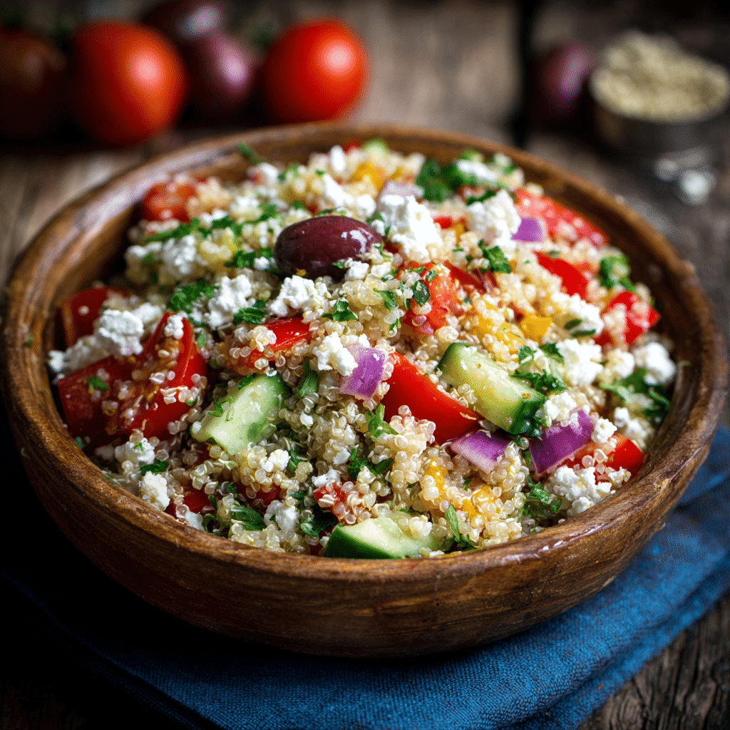 Quinoa Salad with Feta – A Fresh Bowl of Comfort and Sunshine