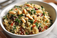 Quinoa Salad with Pine Nuts