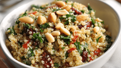 Quinoa Salad with Pine Nuts