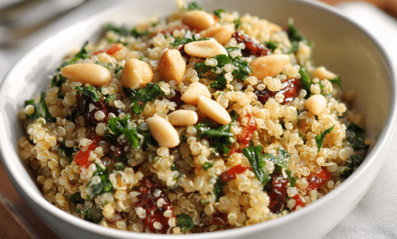 Quinoa Salad with Pine Nuts