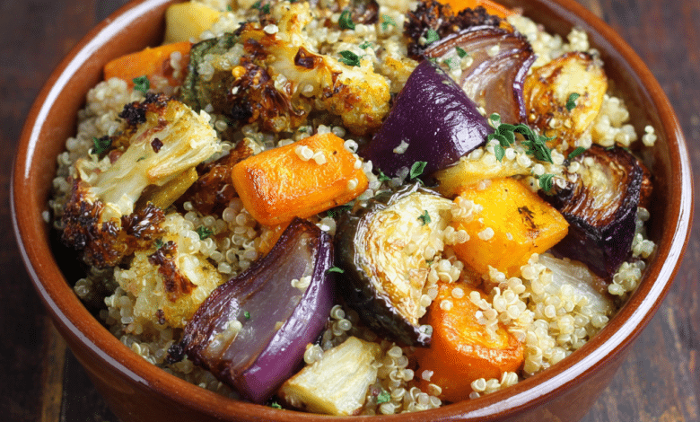 Quinoa Salad with Roasted Vegetables