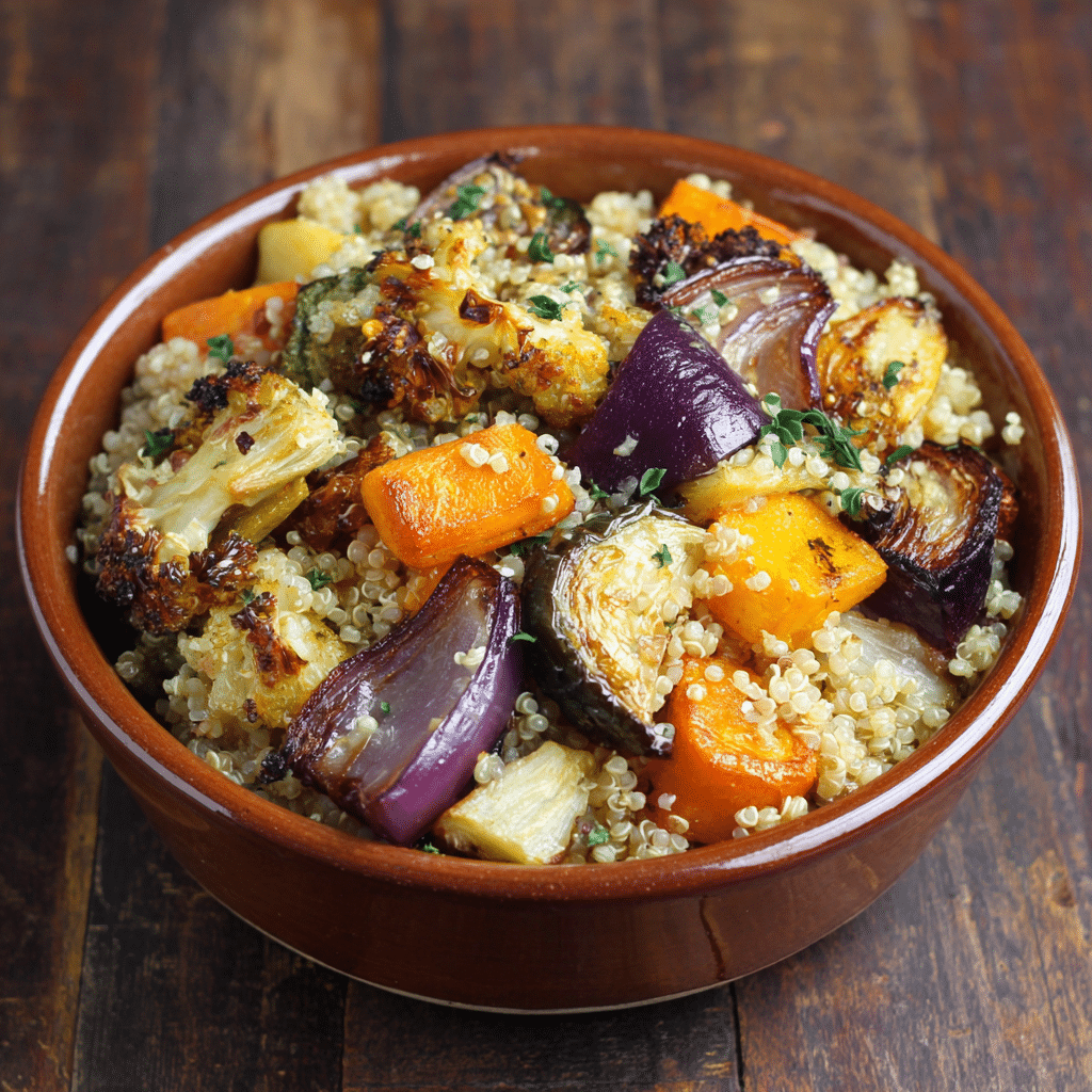 Quinoa Salad with Roasted Vegetables – A Cozy Bowl Full of Warmth and Sunshine