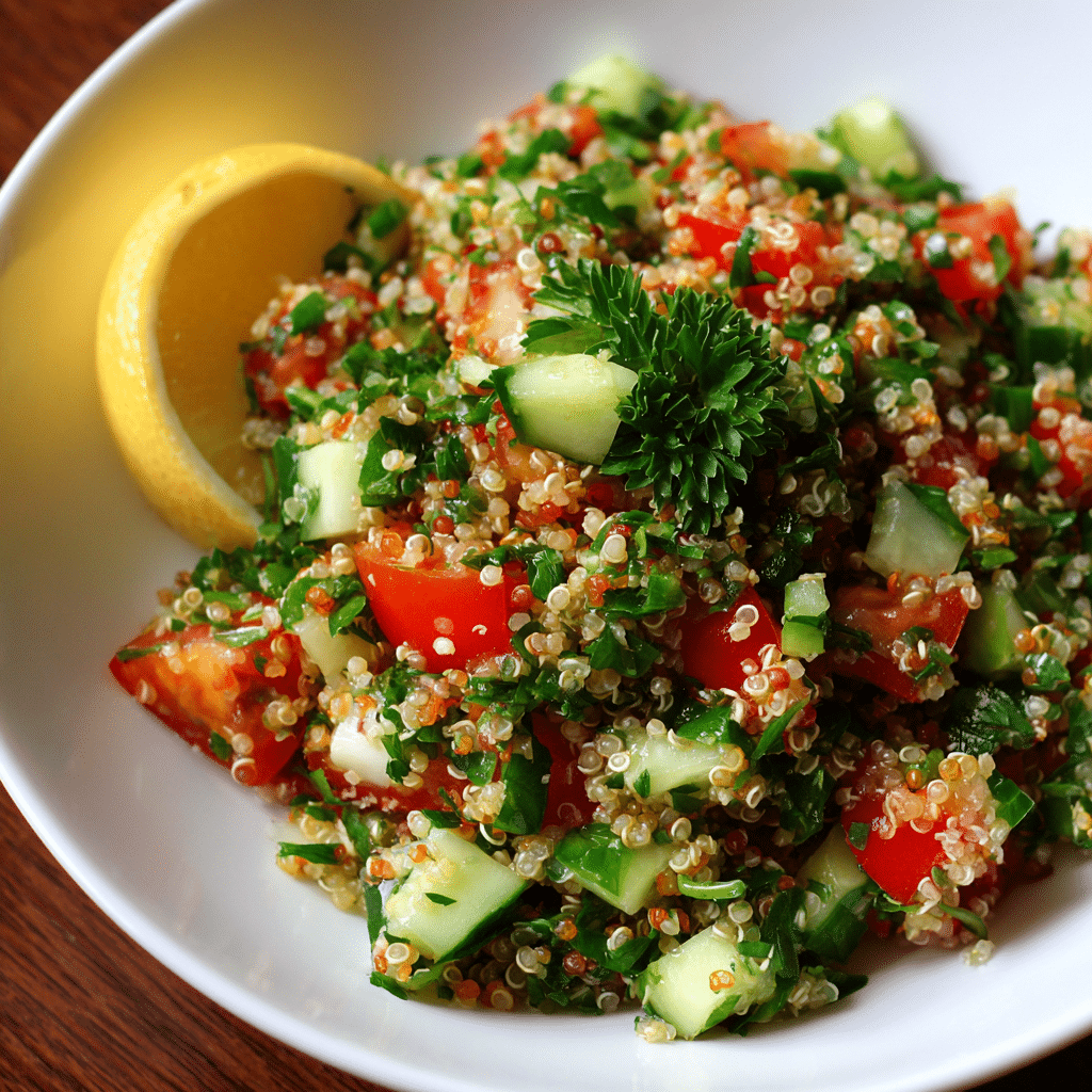 Quinoa Tabbouleh – A Fresh Mediterranean Bowl Full of Life