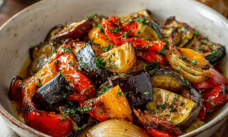 Ratatouille with Garlic & Olive Oil