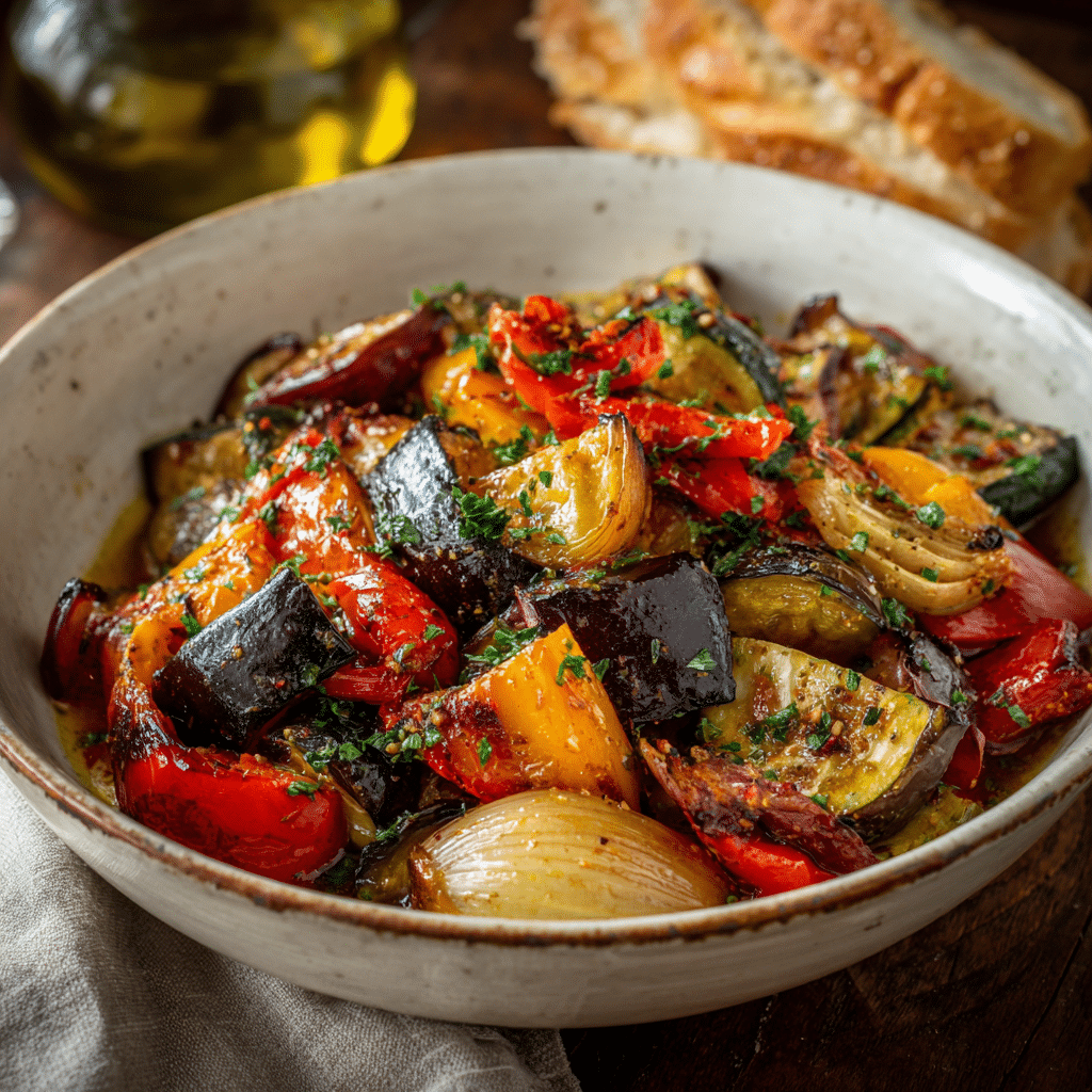 Ratatouille with Garlic and Olive Oil – A Simple Mediterranean Hug in a Bowl