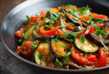 Ratatouille with Zucchini and Eggplant