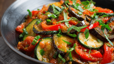 Ratatouille with Zucchini and Eggplant