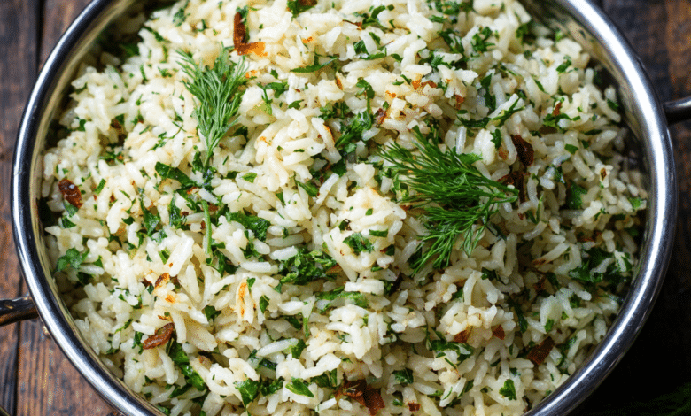 Rice Pilaf with Herbs
