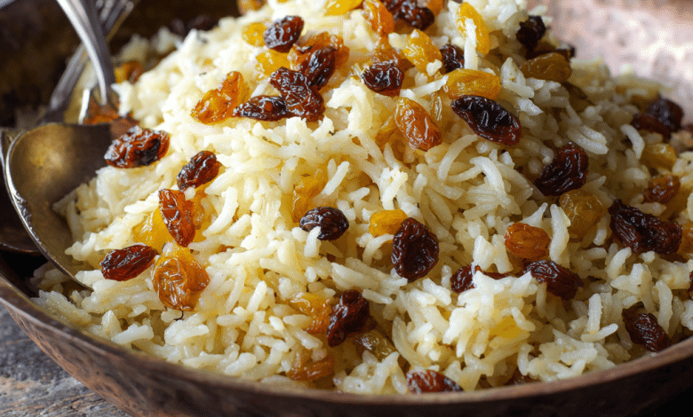 Rice Pilaf with Raisins