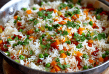 Rice Pilaf with Vegetables