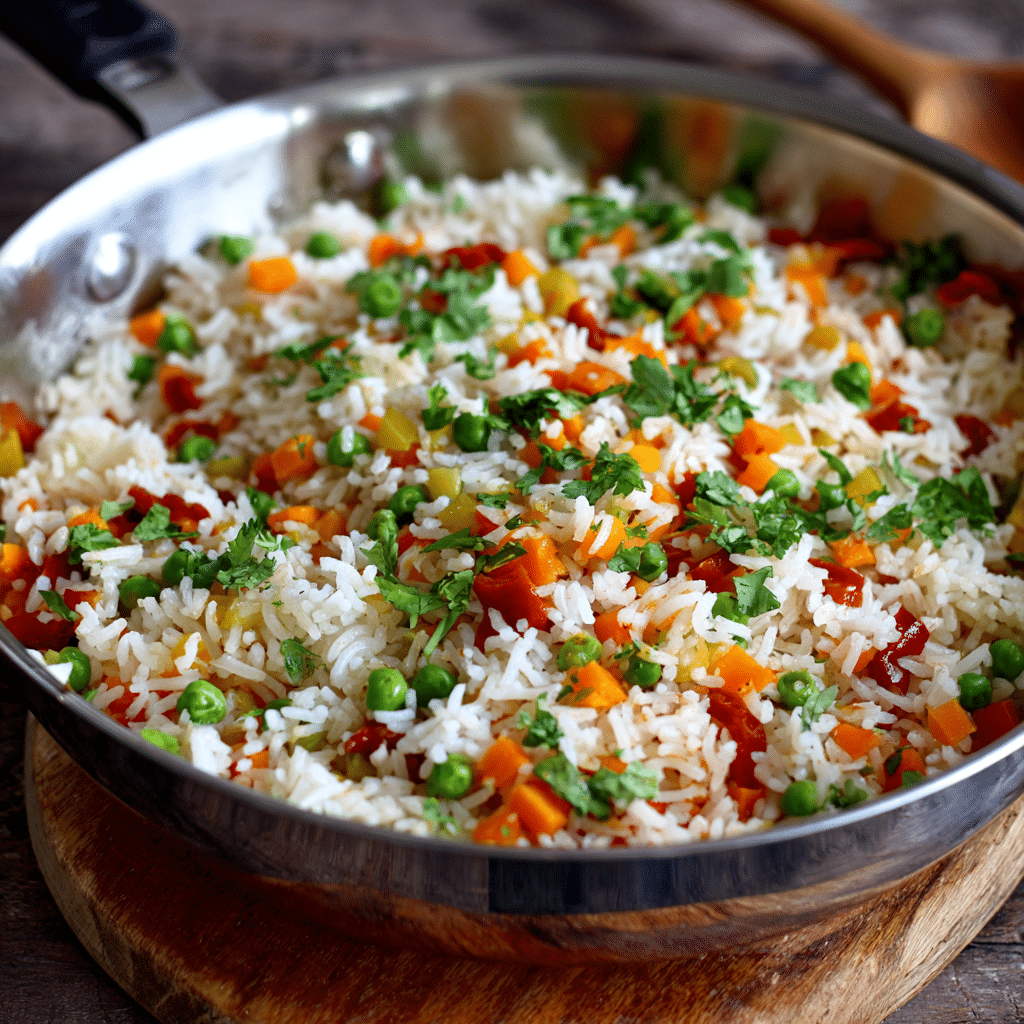 Rice Pilaf with Vegetables – The Comforting Pot That Brings Everyone to My Table