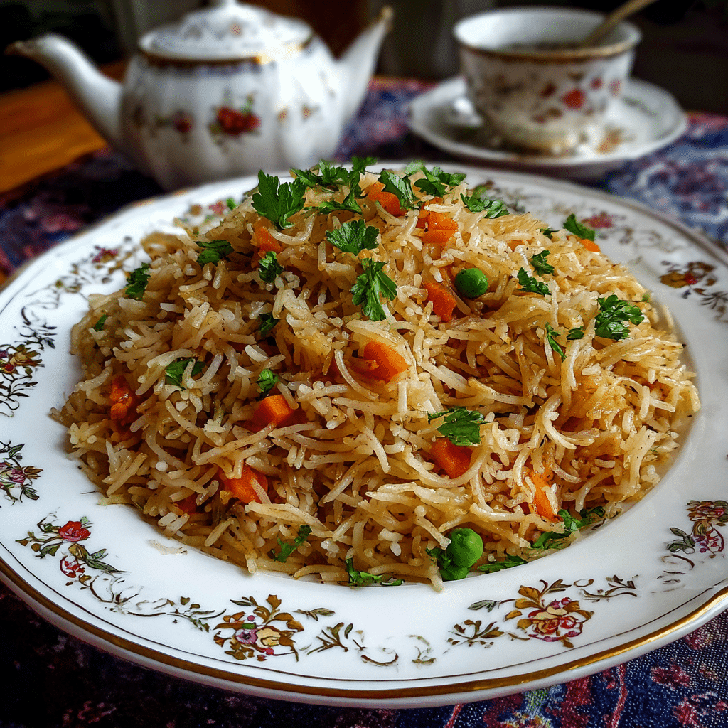 Rice Pilaf with Vermicelli – The Golden Comfort of My Childhood Kitchen
