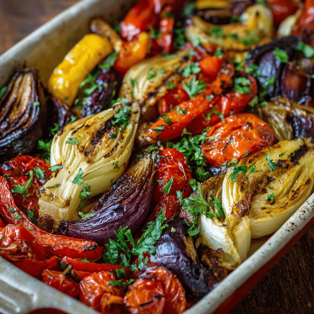 Roasted Mediterranean Vegetables That Taste Like Sunshine at Home