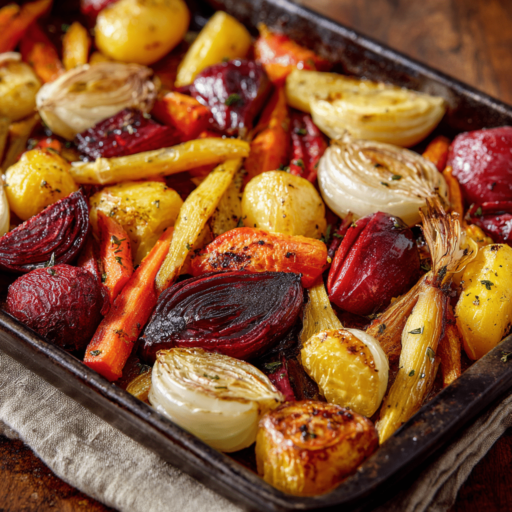 Roasted Root Vegetables – A Cozy Tray of Sweet, Golden Comfort