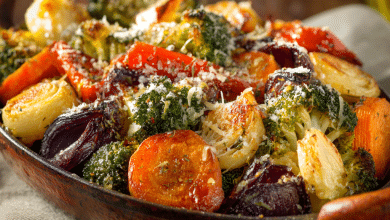 Roasted Vegetables with Parmesan