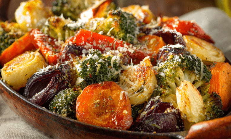 Roasted Vegetables with Parmesan