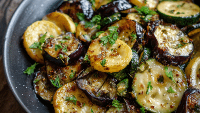 Roasted Zucchini and Eggplant