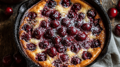 Rustic Cherry Clafoutis Recipe