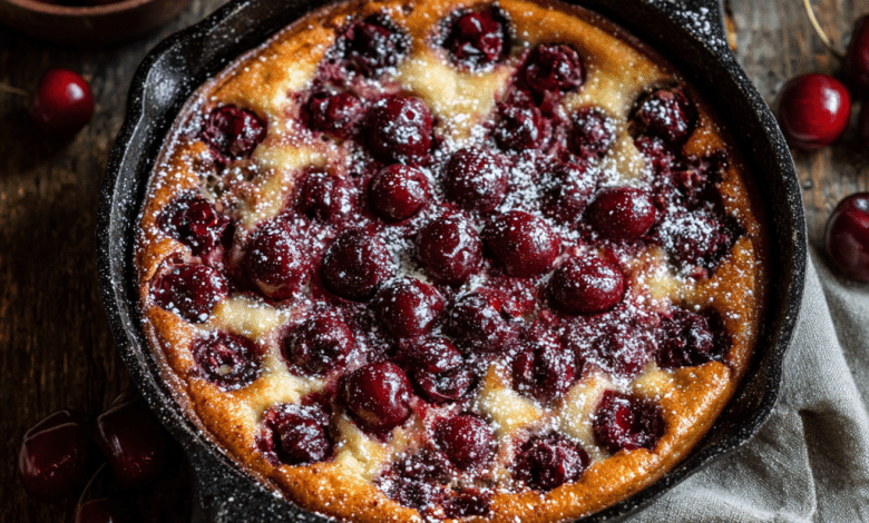 Rustic Cherry Clafoutis Recipe