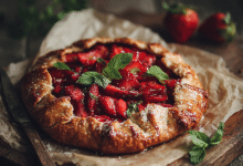 Rustic Strawberry Galette
