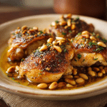 Simple Chicken with Pine Nuts