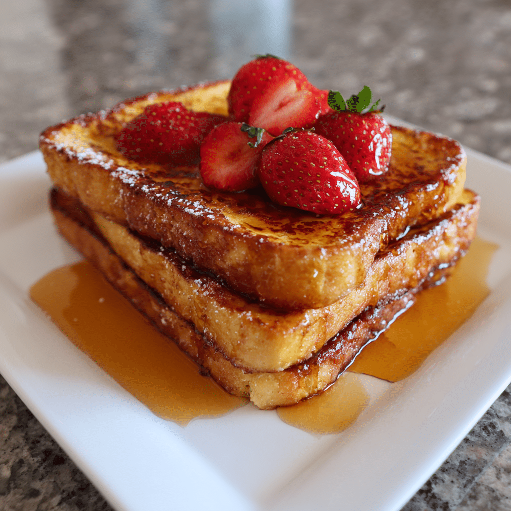 Simple French Toast Recipe – Golden, Sweet & Made with Love