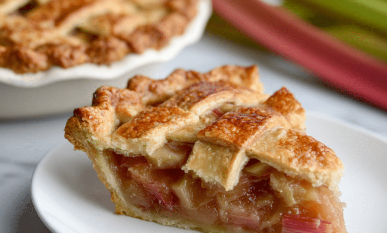 Simple Rhubarb Pie Recipe