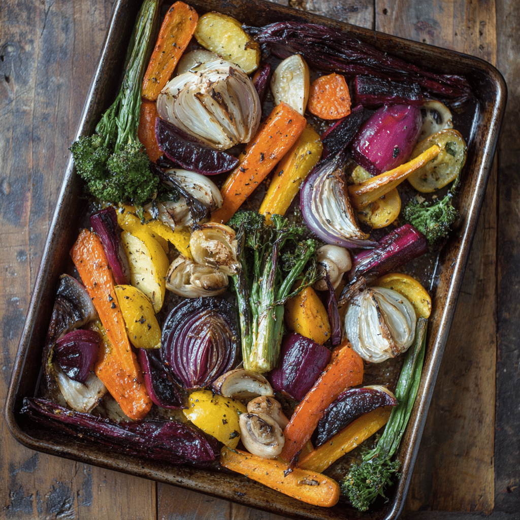 Simple Roasted Vegetables – A Cozy Tray of Comfort From My Kitchen