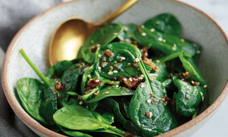 Simple Spinach Salad