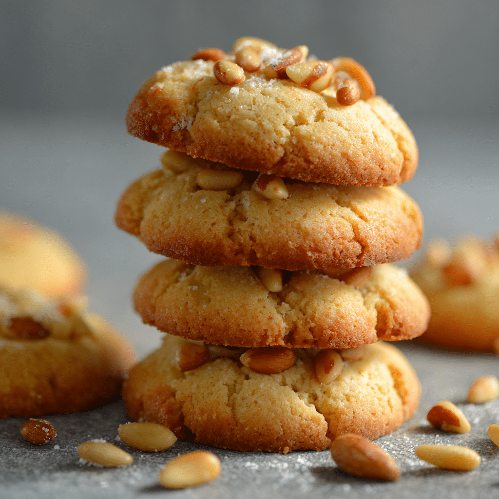 Soft Pine Nut Cookies – Buttery, Tender & Full of Mediterranean Love