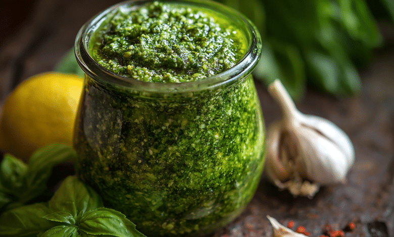 Spinach Basil Pesto