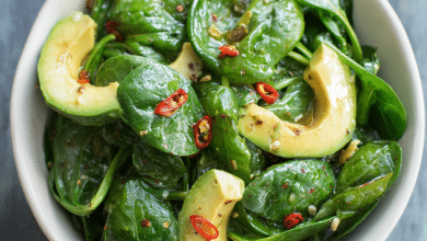 Spinach Salad with Avocado