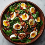 Spinach Salad with Bacon 🥓🥗