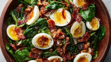 Spinach Salad with Bacon 🥓🥗