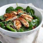 Spinach Salad with Chicken