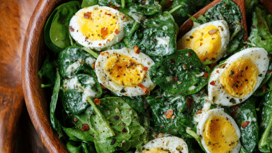 Spinach Salad with Eggs