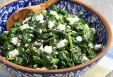 Spinach Salad with Feta