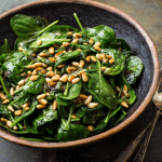 Spinach Salad with Pine Nuts