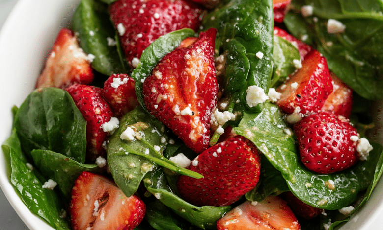 Spinach Salad with Strawberries