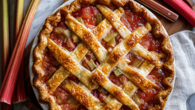 Spring Rhubarb Pie Recipe