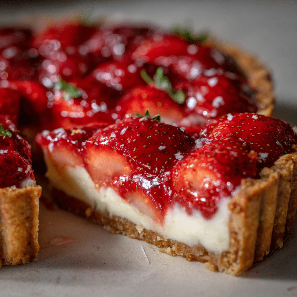 Strawberry Cream Tart – The Sweet Taste of Summer in Every Slice
