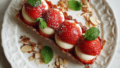 Strawberry Tart with Almond Cream