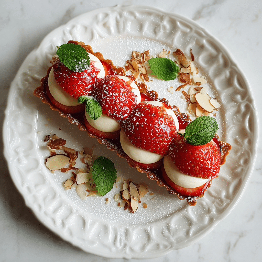 Strawberry Tart with Almond Cream – Sweet, Elegant & Full of Summer Love